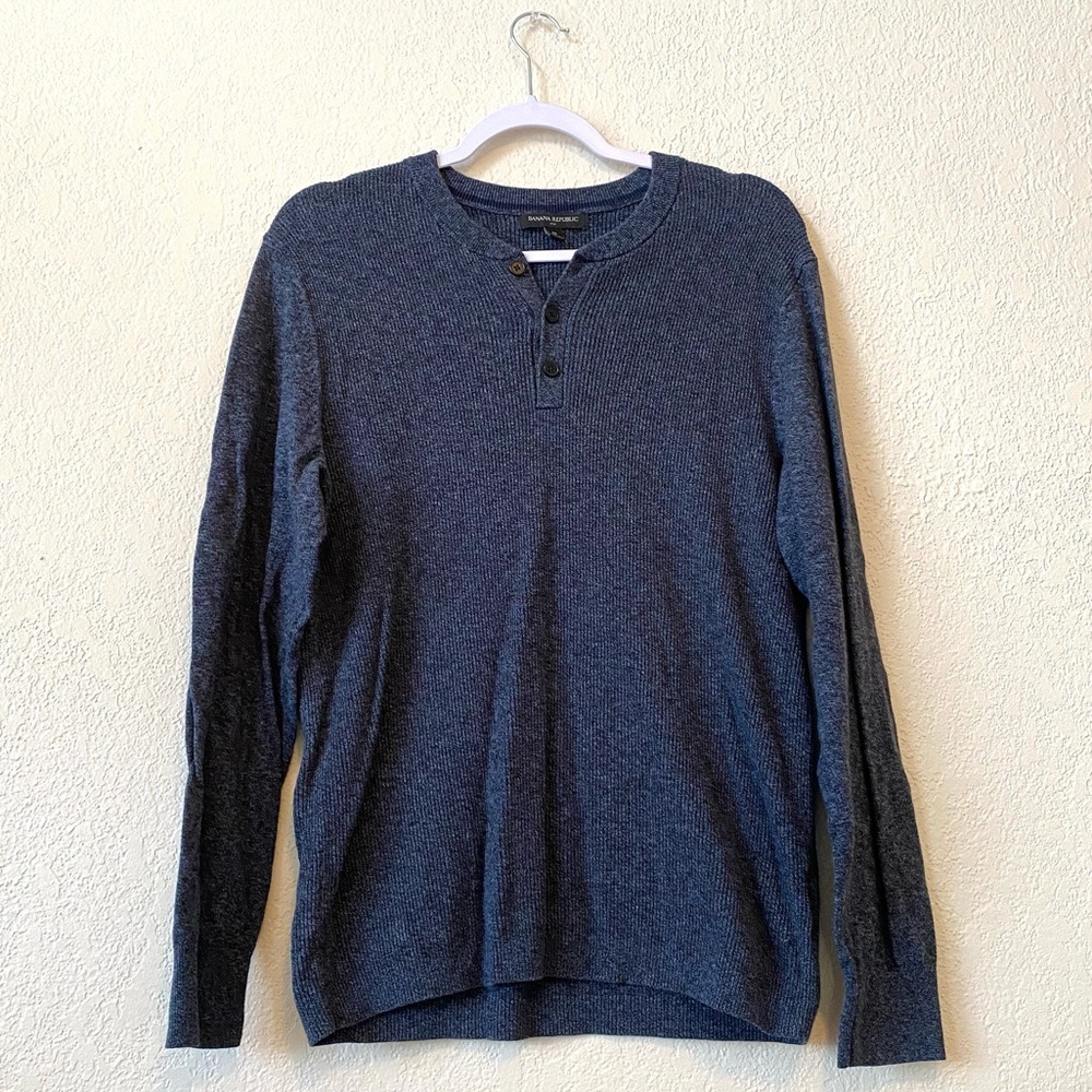 BANANA REPUBLIC Navy Blue Sweater